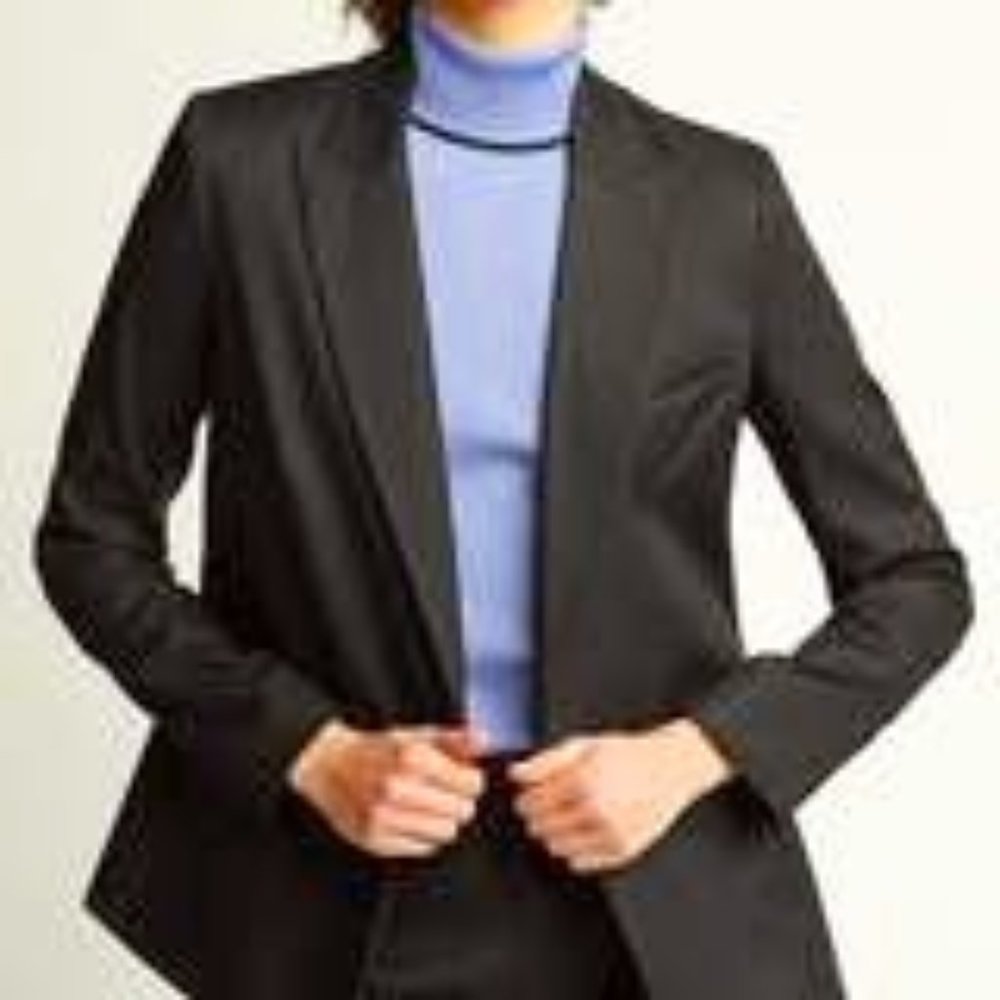 NWT Argent Black Double Breasted Blazer (Size 0)